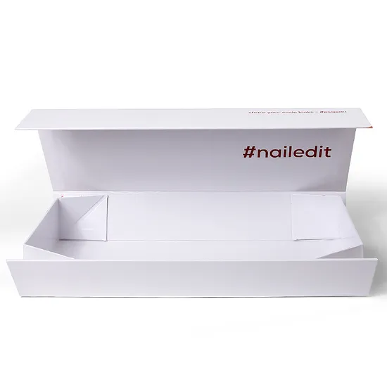 Double Flip Magnetic Christmas Scarf Packaging Collapsible Gift Box