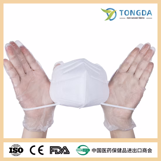 3 Ply KN95 Non-Woven Disposable Non Protective Surgical Medical Face/Facial Mask for Adult
