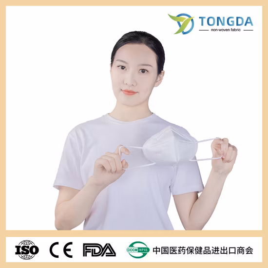 3 Ply KN95 Non-Woven Disposable Non Protective Surgical Medical Face/Facial Mask for Adult