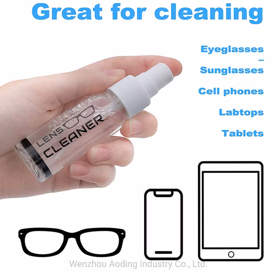 Hot Selling Portable Card Type Eyeglass Lens Cleaner Spray